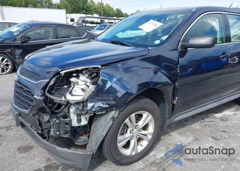 2016 Chevrolet Equinox Ls из США, поврежденный, VIN 2GNALBEK9G1134531